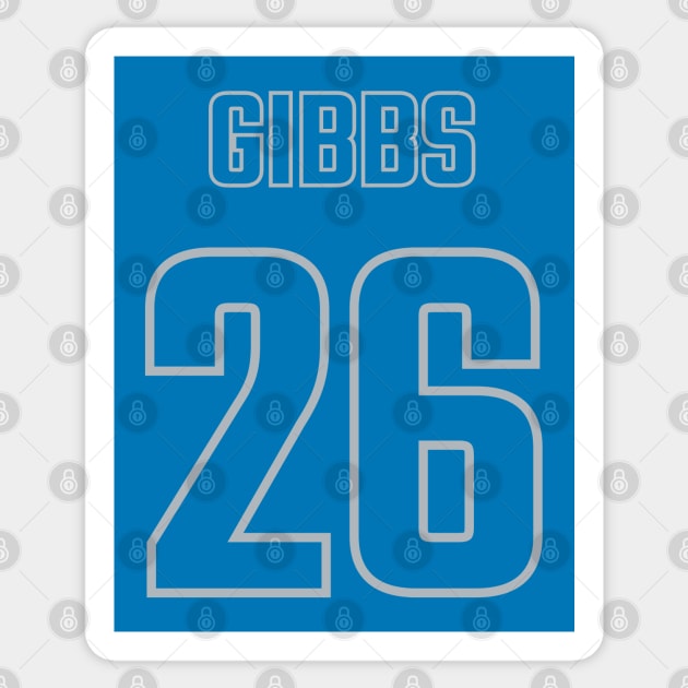 Jahmyr Gibbs Sticker by CoolMomBiz